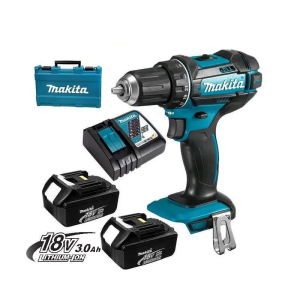 DHP482RFE  Máy Khoan Búa, Vặn Vít Dùng Pin(18v) (kèm 02 Pin 3.0 + Sạc Nhanh)