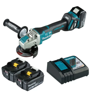 DGA419RTJ  Máy Mài Góc Dùng Pin(100mm/công Tắc Bóp/ (kèm 02 Pin 5.0 + Sạc Nhanh)