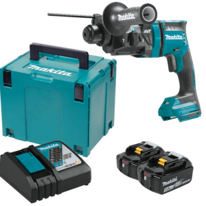 DHR182RTJ  Máy Khoan Bê Tông 3 Chức Năng Dùng Pin (kèm 02 Pin 5.0 + Sạc Nhanh)