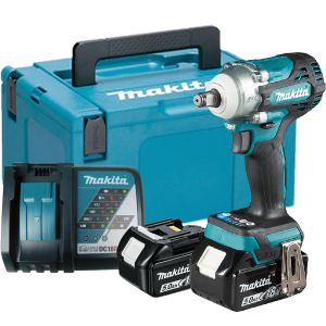 DTW300RTJ  Máy Siết Bu Lông Dùng Pin(12.7mm/bl)(18v (kèm 02 Pin 5.0 + Sạc Nhanh)