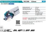 DCC500Z  Máy Cắt Dùng Pin(125mm/aws/bl)(18v) (không Kèm Pin Sạc)