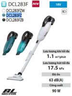 DCL283FZ  Máy Hút Bụi Dùng Pin(bl)(18v)