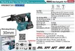 HR008GZ  Máy Khoan Bê Tông 3 Chức Năng Dùng Pin( (không Kèm Pin Sạc)